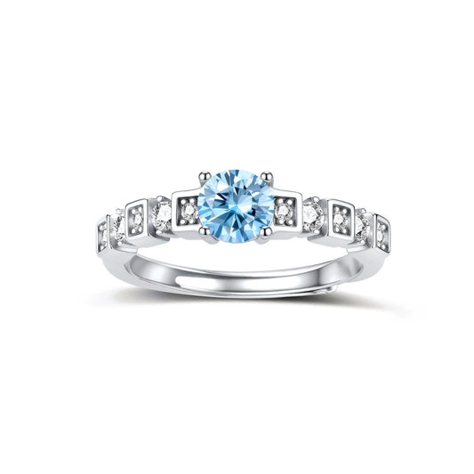 Skyline Moissanite Ring by Gabriella's Jewels