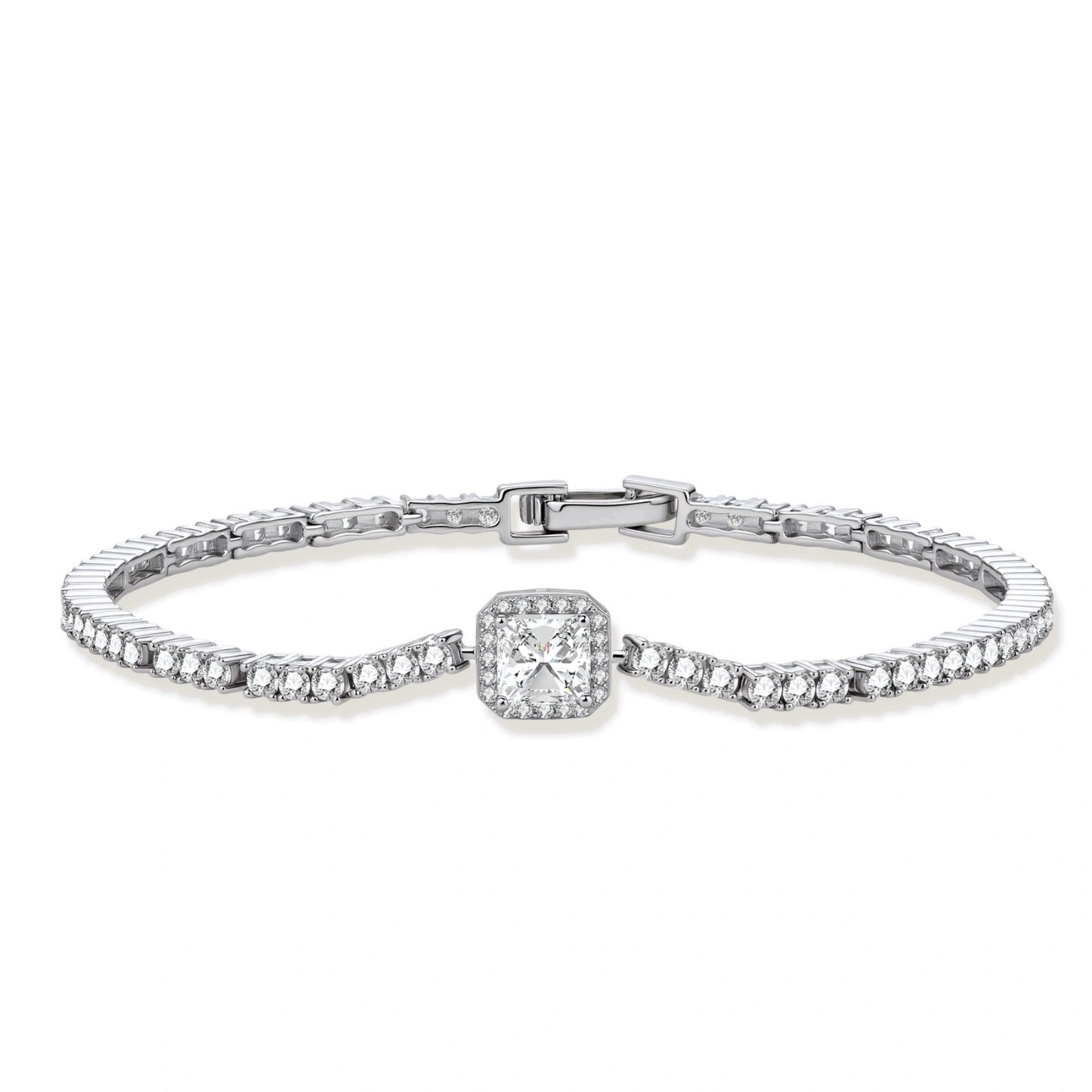 Luxe Center Tennis Bracelet by Gabriella's Jewels