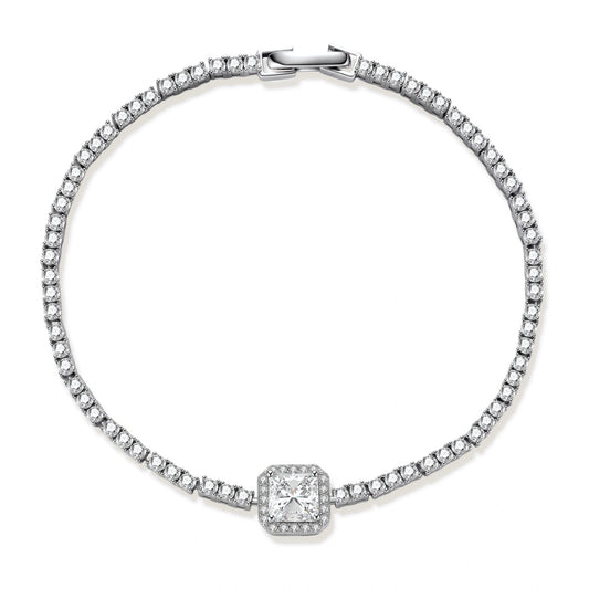 Luxe Center Tennis Bracelet by Gabriella's Jewels