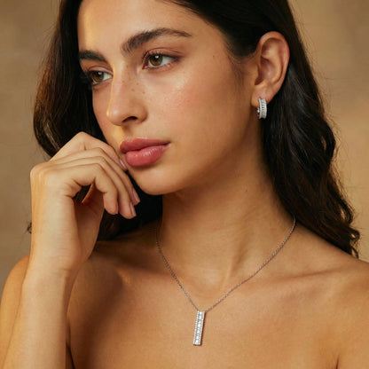Linear Luxe Jewelry Set by Gabriella's Jewels