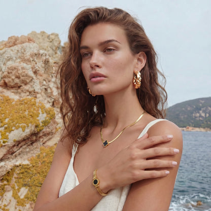 Lucky Clover Necklace by Gabriella's Jewels