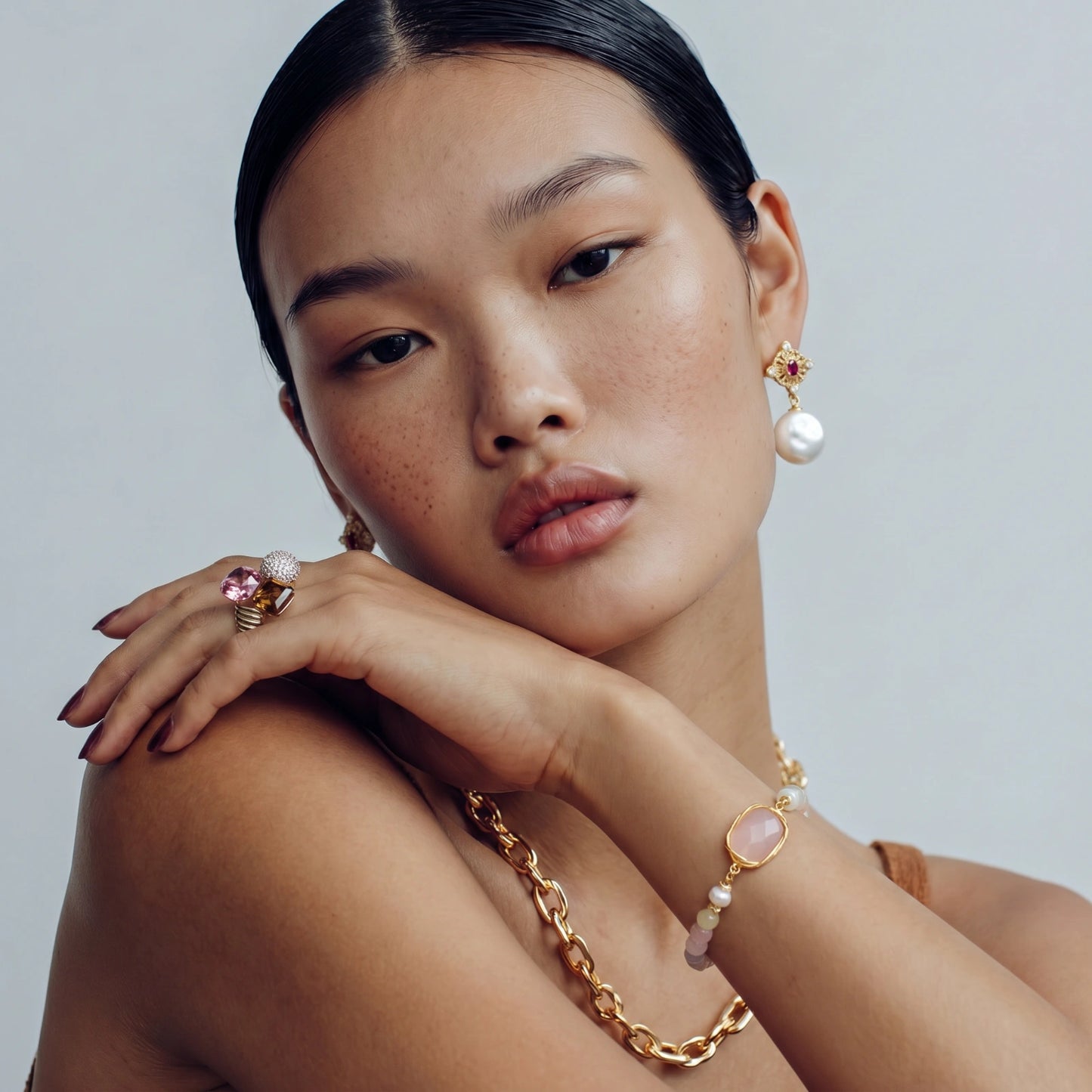 Royal Garden Pearl Drops by Gabriella's Jewels