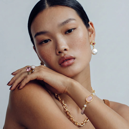 Royal Garden Pearl Drops by Gabriella's Jewels