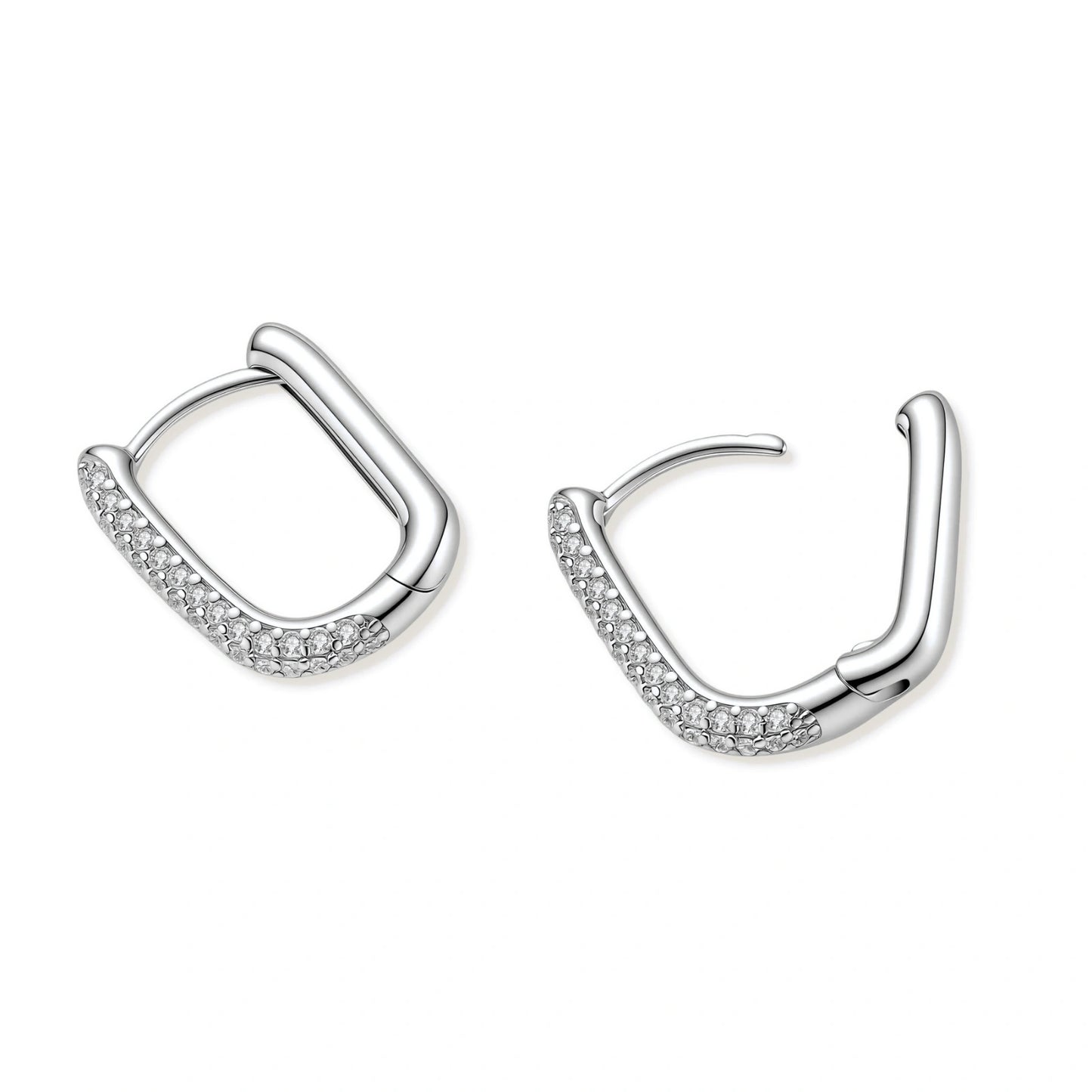 Sparkle Huggie Hoops by Gabriella's Jewels