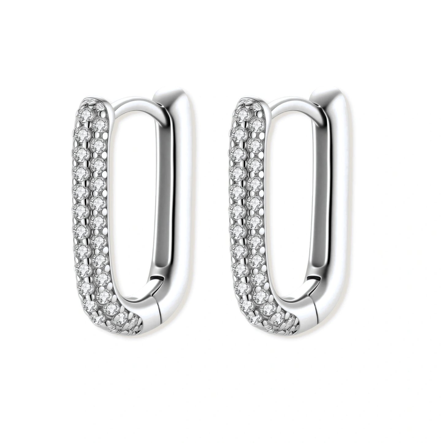 Sparkle Huggie Hoops by Gabriella's Jewels