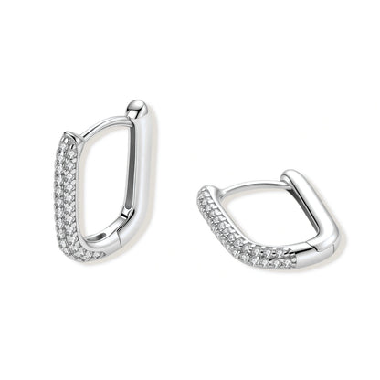 Sparkle Huggie Hoops by Gabriella's Jewels