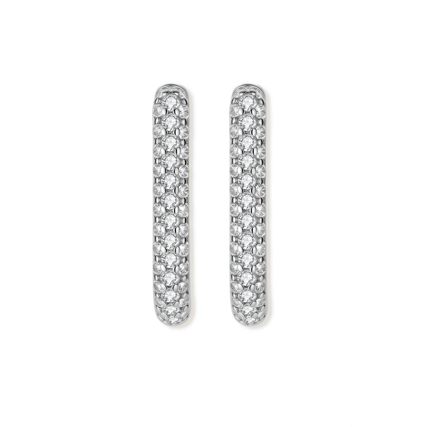 Sparkle Huggie Hoops by Gabriella's Jewels