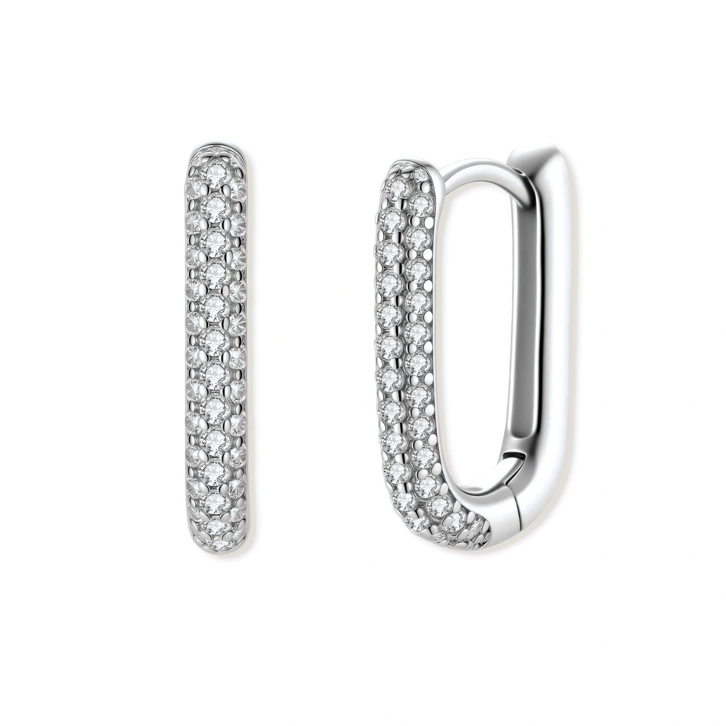 Sparkle Huggie Hoops by Gabriella's Jewels