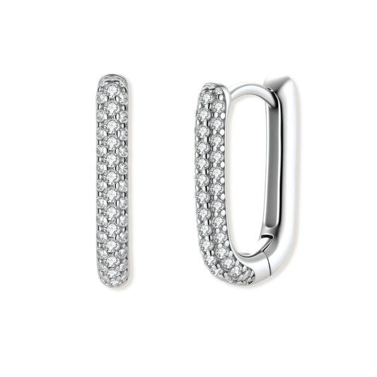 Sparkle Huggie Hoops by Gabriella's Jewels