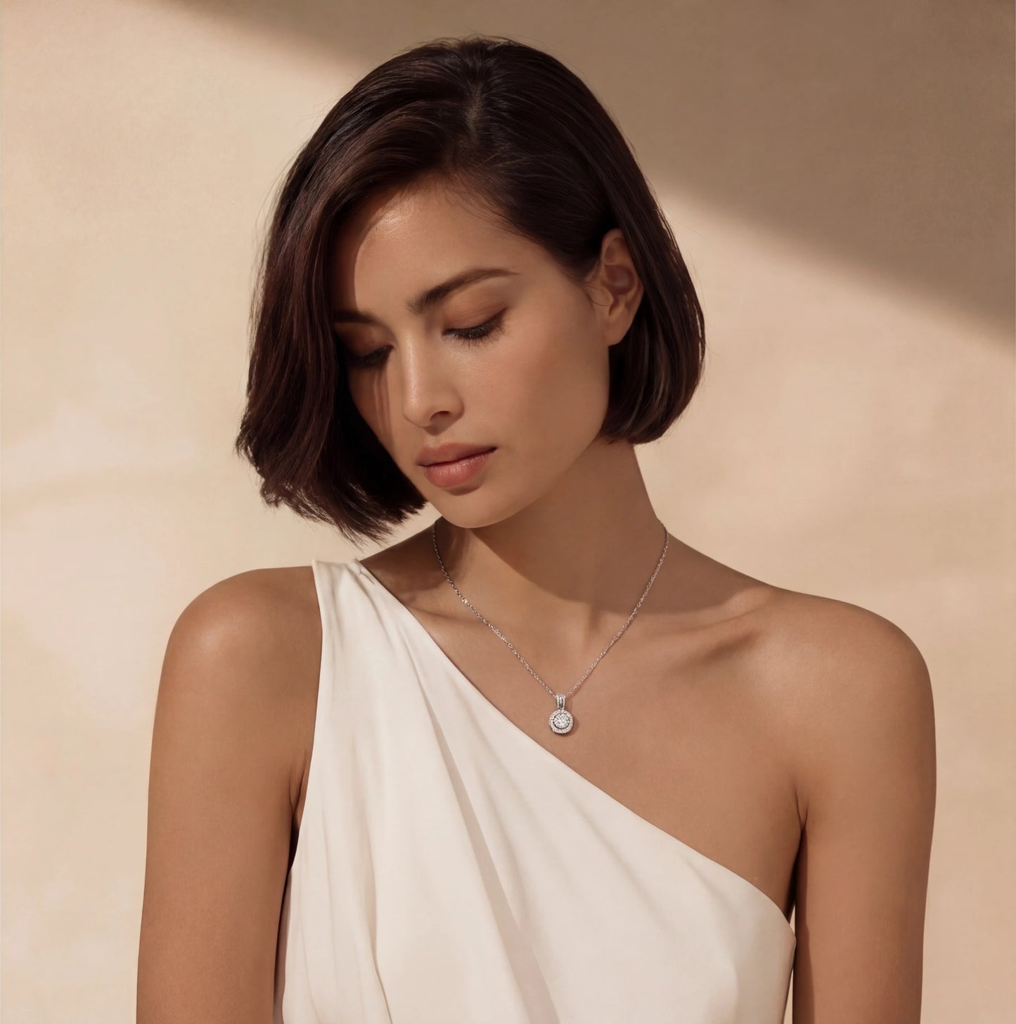 Halo Dreams Necklace by Gabriella's Jewels