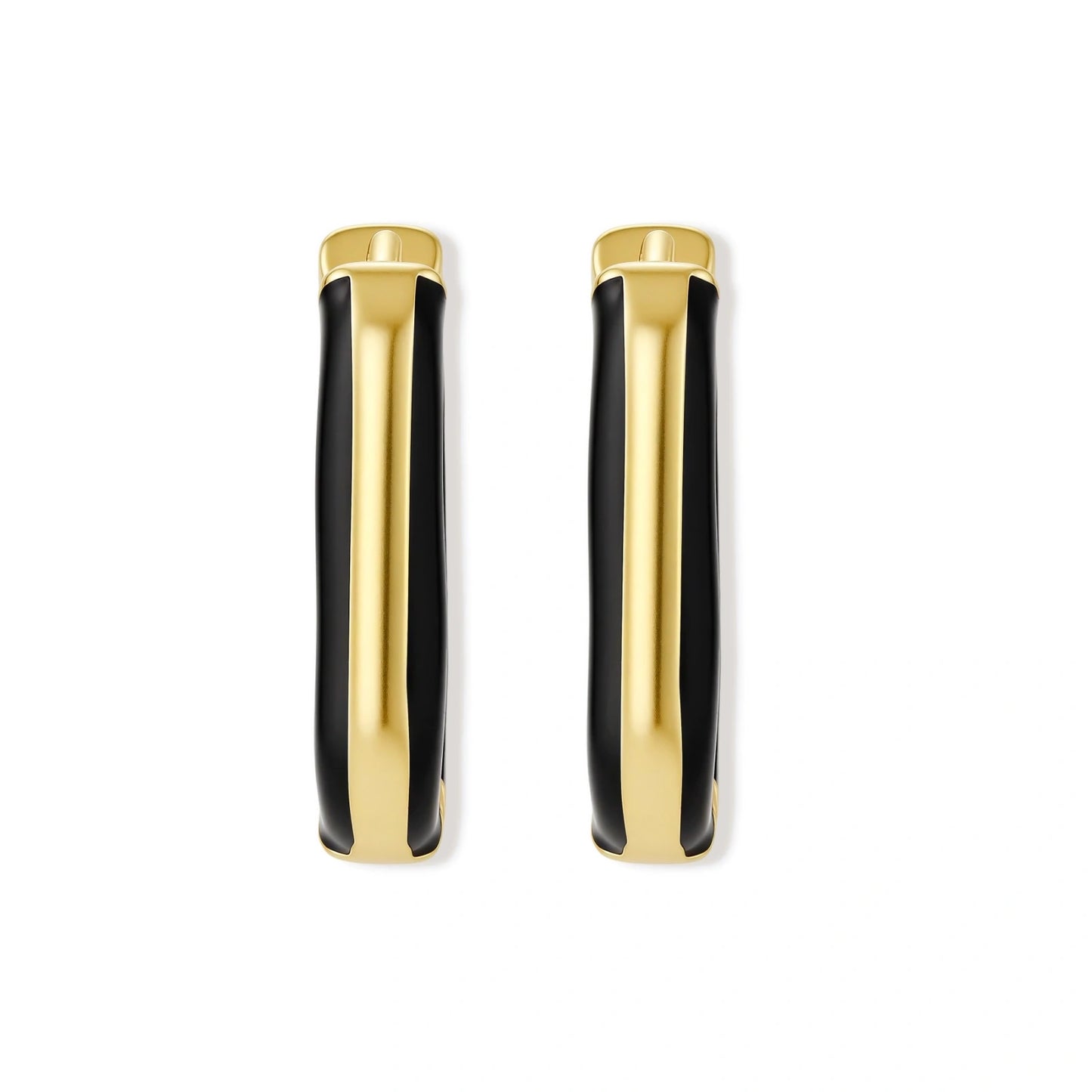 Contrast Hoop Earrings by Gabriella's Jewels
