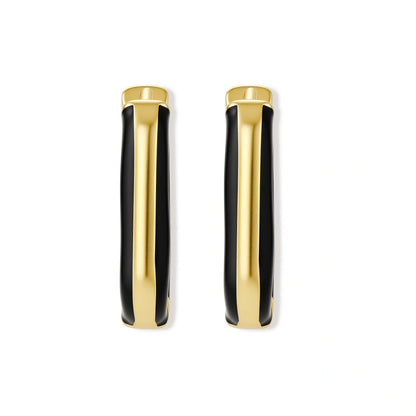 Contrast Hoop Earrings by Gabriella's Jewels