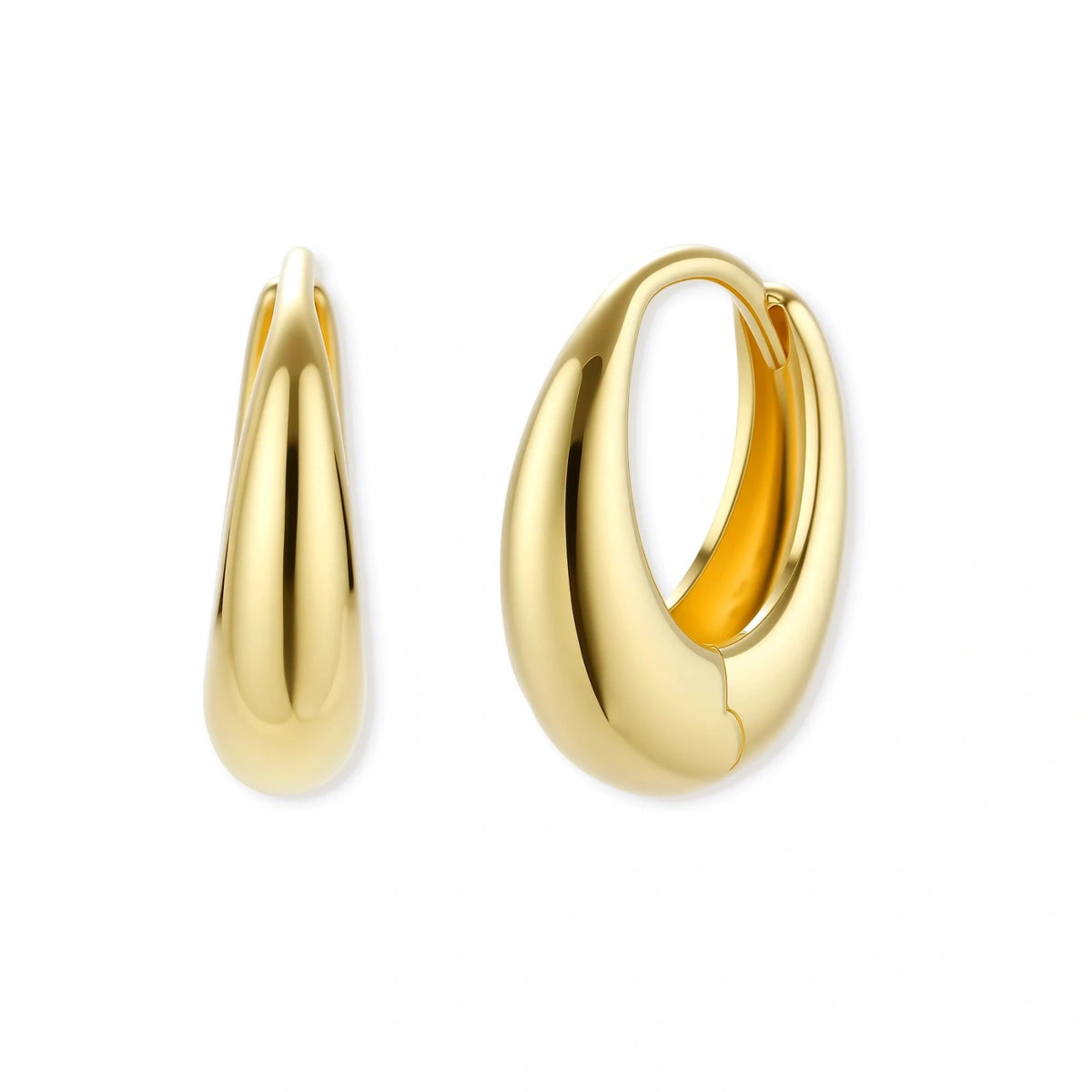 Golden Era Huggie Hoops by Gabriella's Jewels