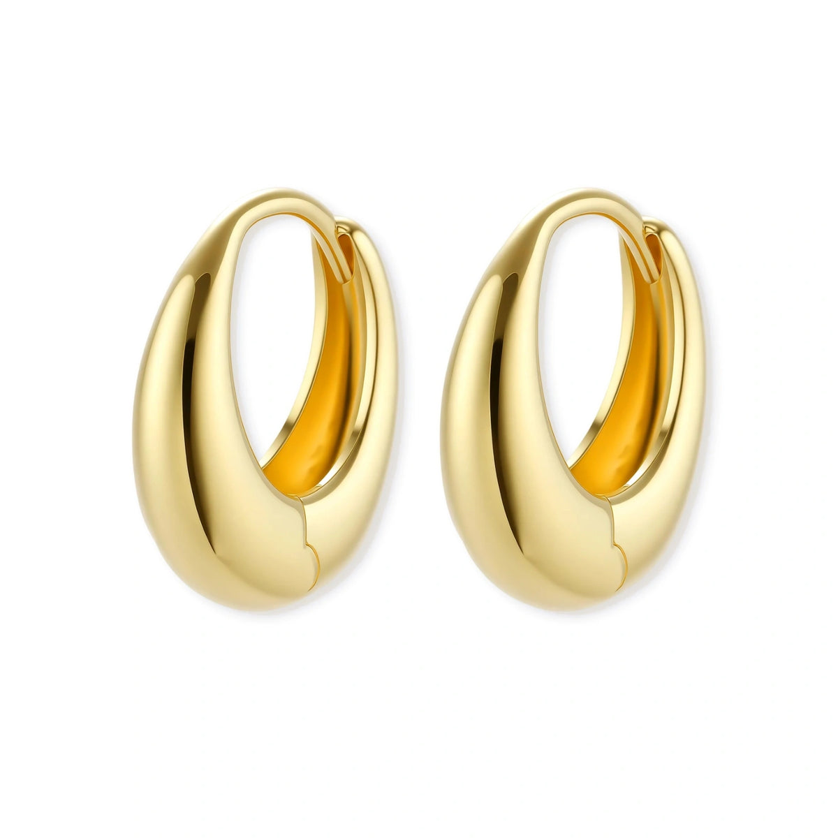 Golden Era Huggie Hoops by Gabriella's Jewels