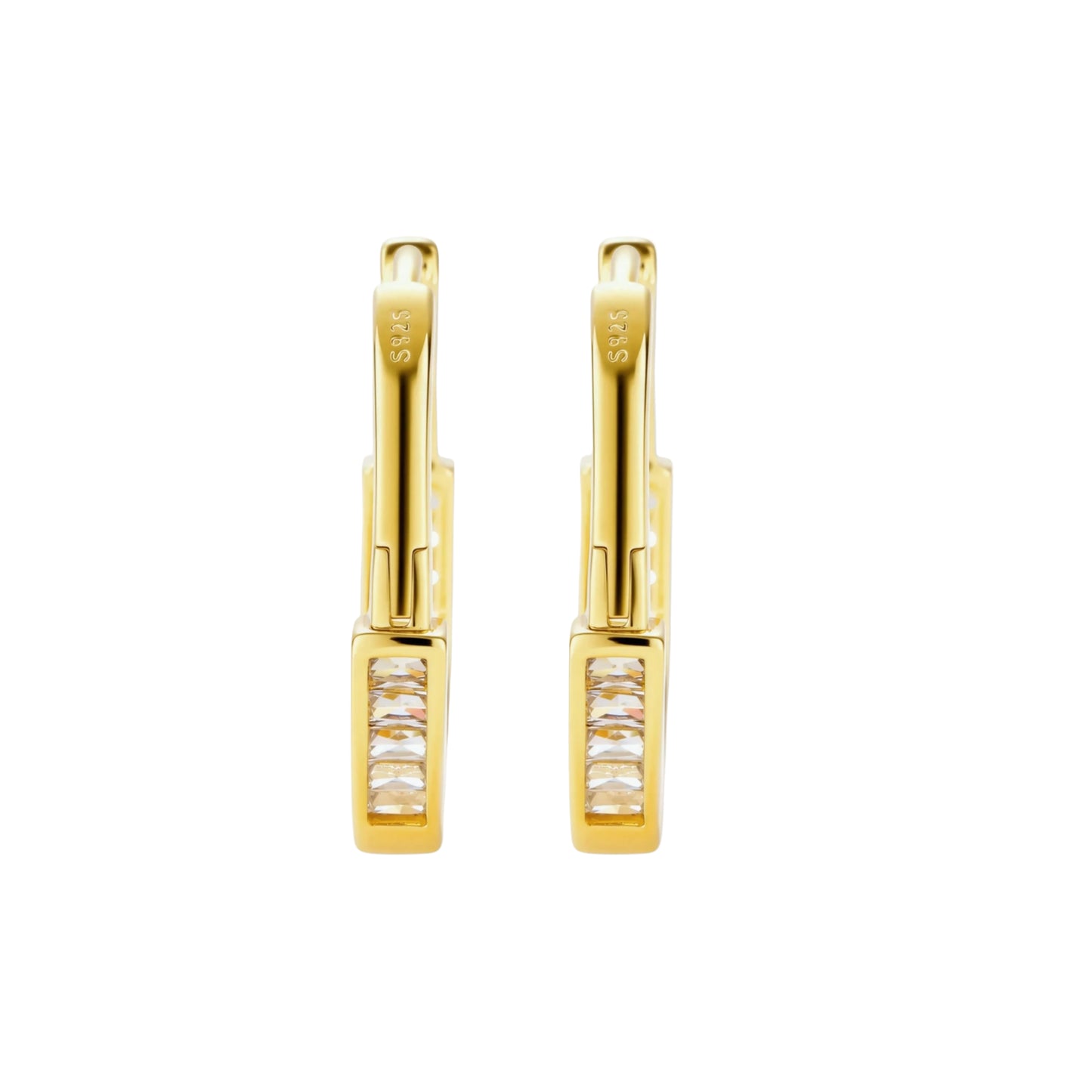 Golden Hour Huggie Hoops by Gabriella's Jewels