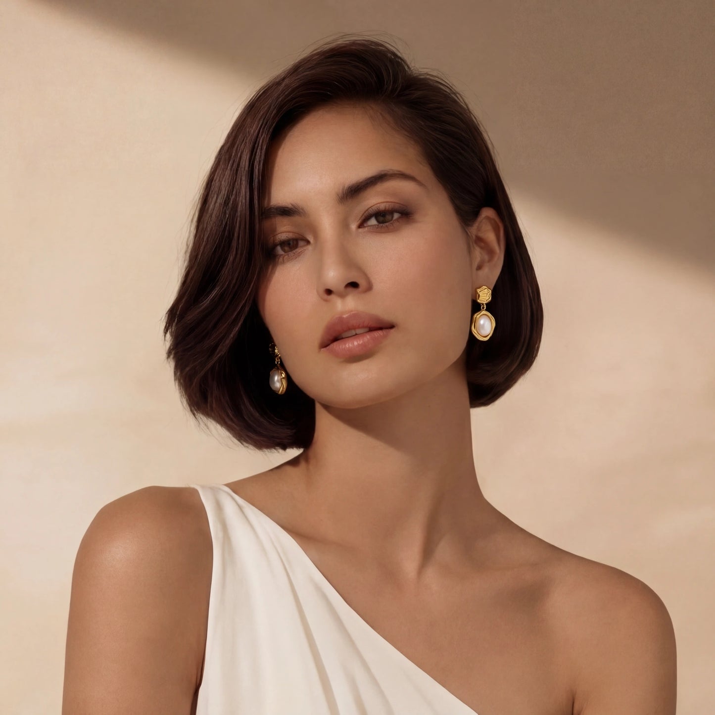 Golden Bloom Pearl Drops by Gabriella's Jewels