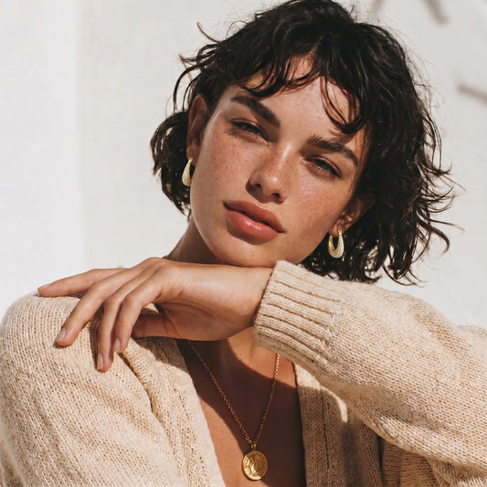 Pavé Crystal Hoops by Gabriella's Jewels