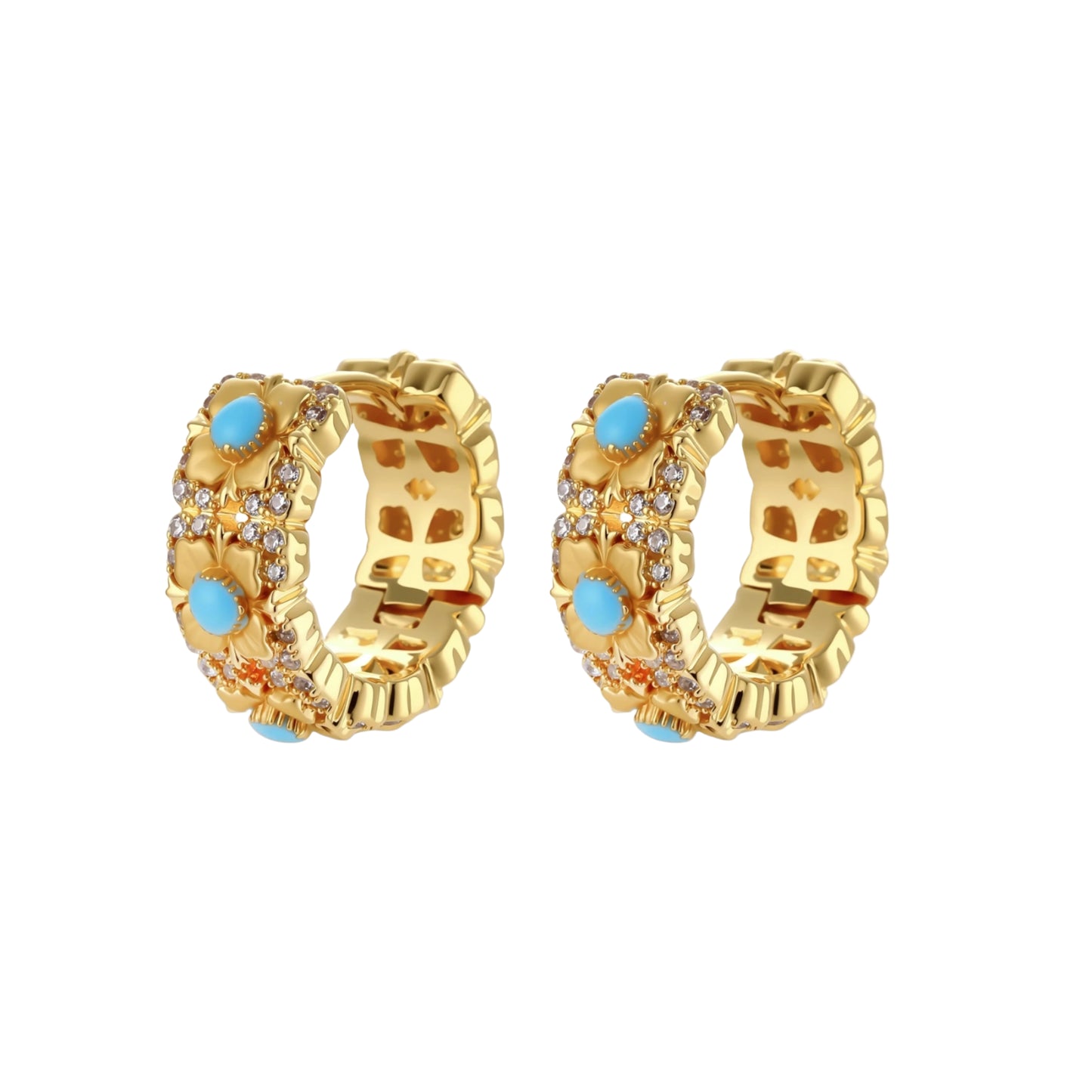 Bloom Garden Hoops by Gabriella's Jewels