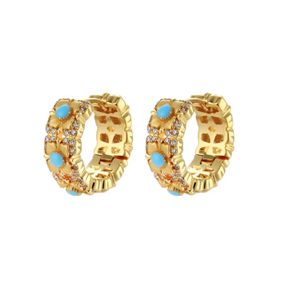 Bloom Garden Hoops by Gabriella's Jewels