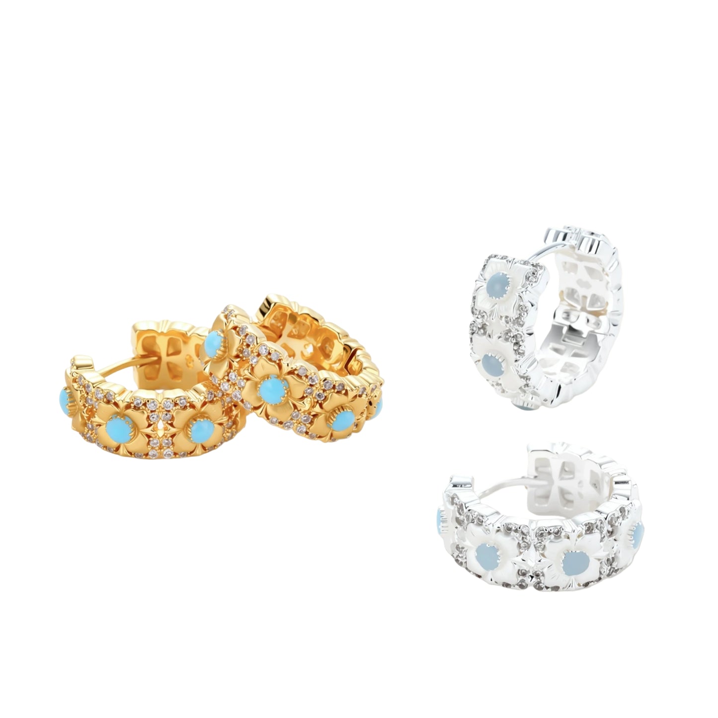 Bloom Garden Hoops by Gabriella's Jewels