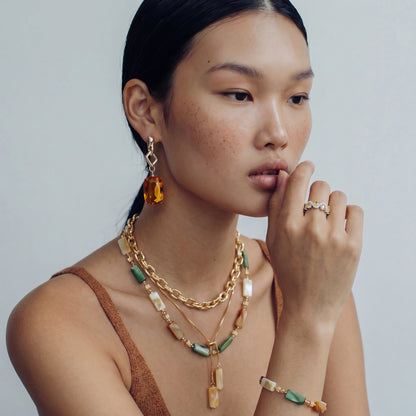 Golden Orbit Ring by Gabriella's Jewels