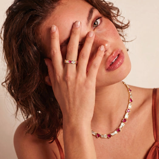 Love + Logic Ring by Gabriella's Jewels