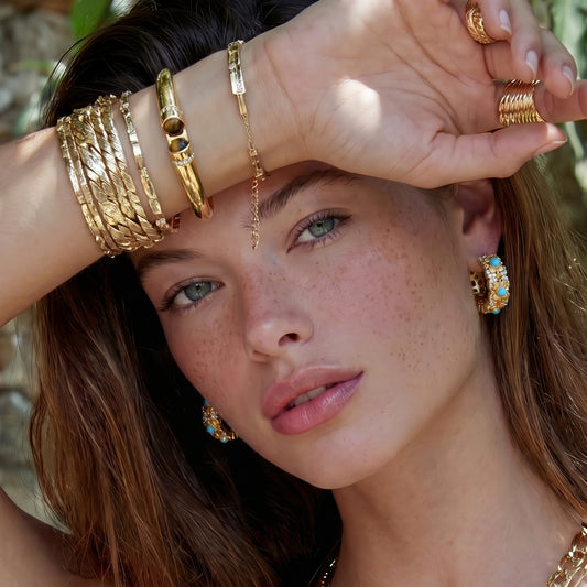 Tiger Eye Bangle by Gabriella's Jewels