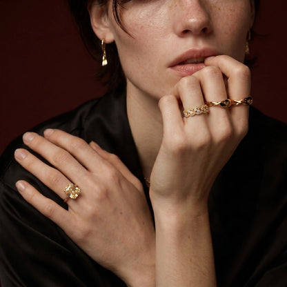 Celestial Cluster Ring by Gabriella's Jewels