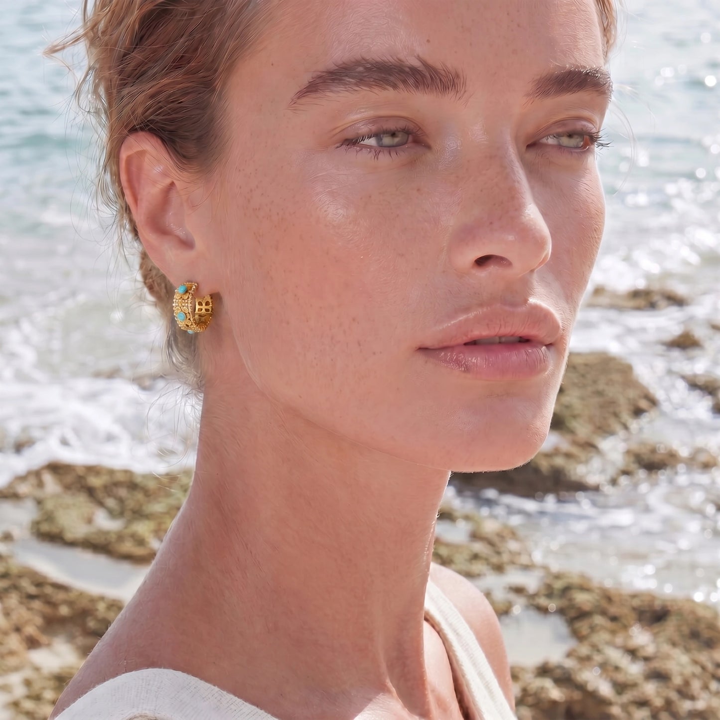 Bloom Garden Hoops by Gabriella's Jewels
