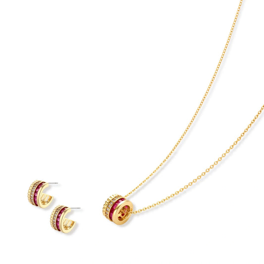 Royal Ruby Stack Set by Gabriella's Jewels