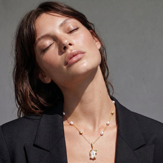 Baroque Bloom Necklace by Gabriella's Jewels