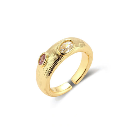Dual Gem Statement Ring by Gabriella's Jewels