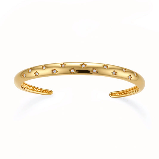 Stargazer Cuff Bracelet by Gabriella's Jewels