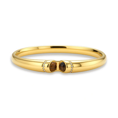 Tiger Eye Bangle by Gabriella's Jewels