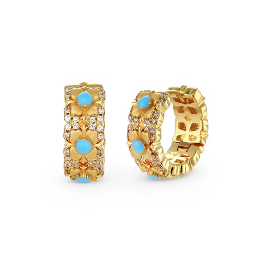 Bloom Garden Hoops by Gabriella's Jewels