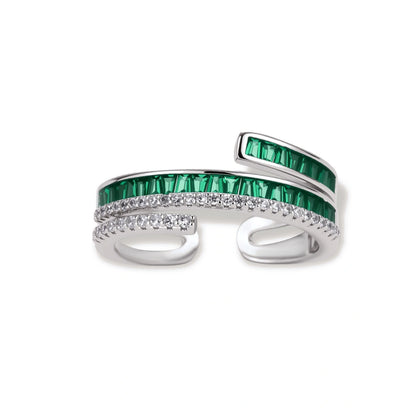 Emerald Layers Ring by Gabriella's Jewels