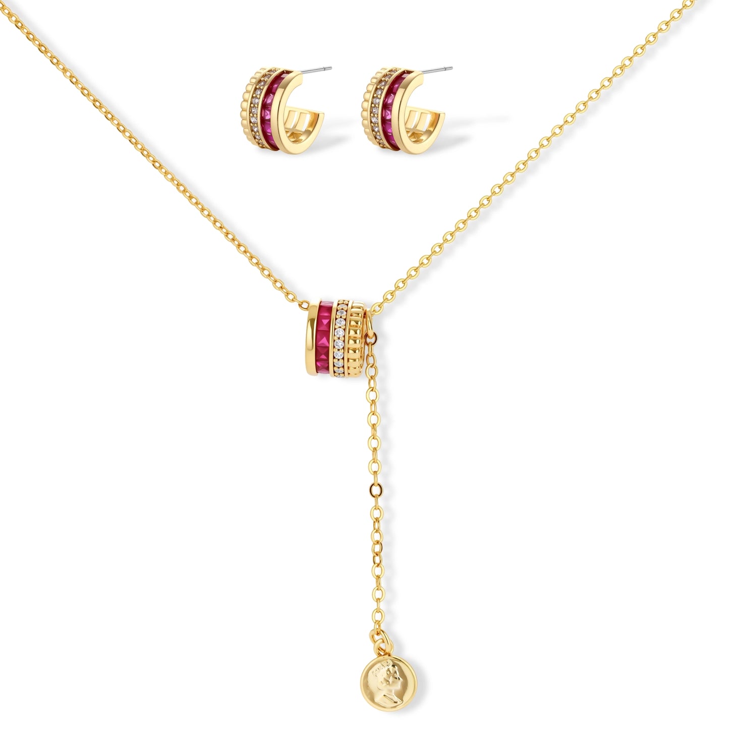 Royal Ruby Stack Set by Gabriella's Jewels