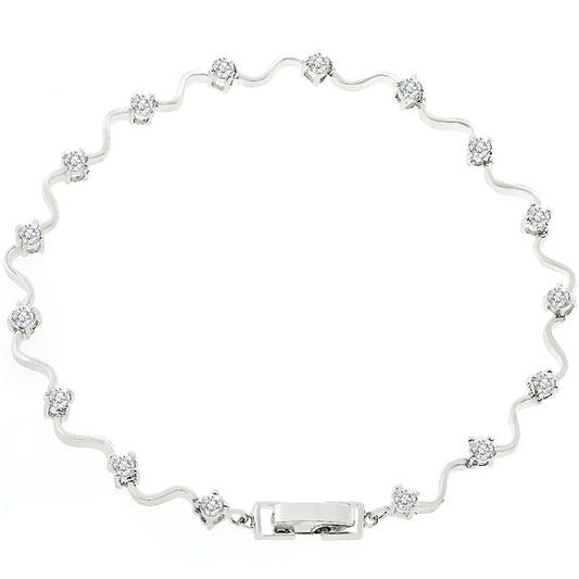 Elegant Eternity Bracelet - Bridal Collection