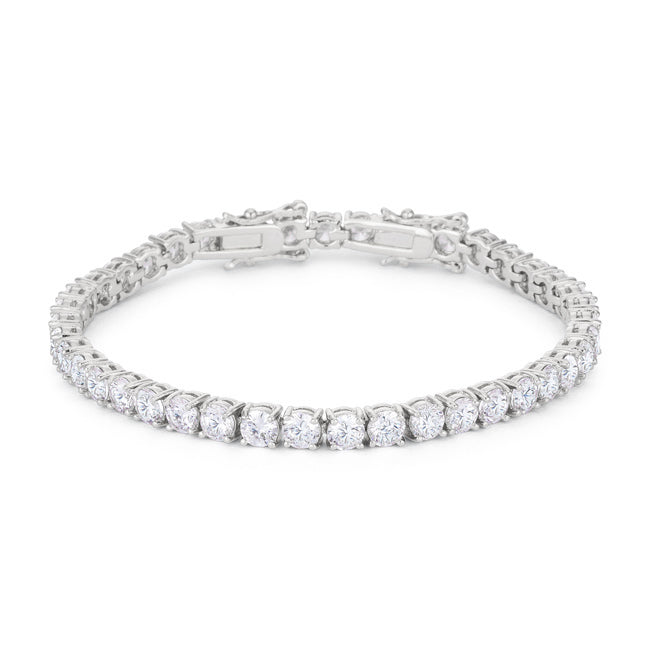 Elegant Round Stones Tennis Bracelet