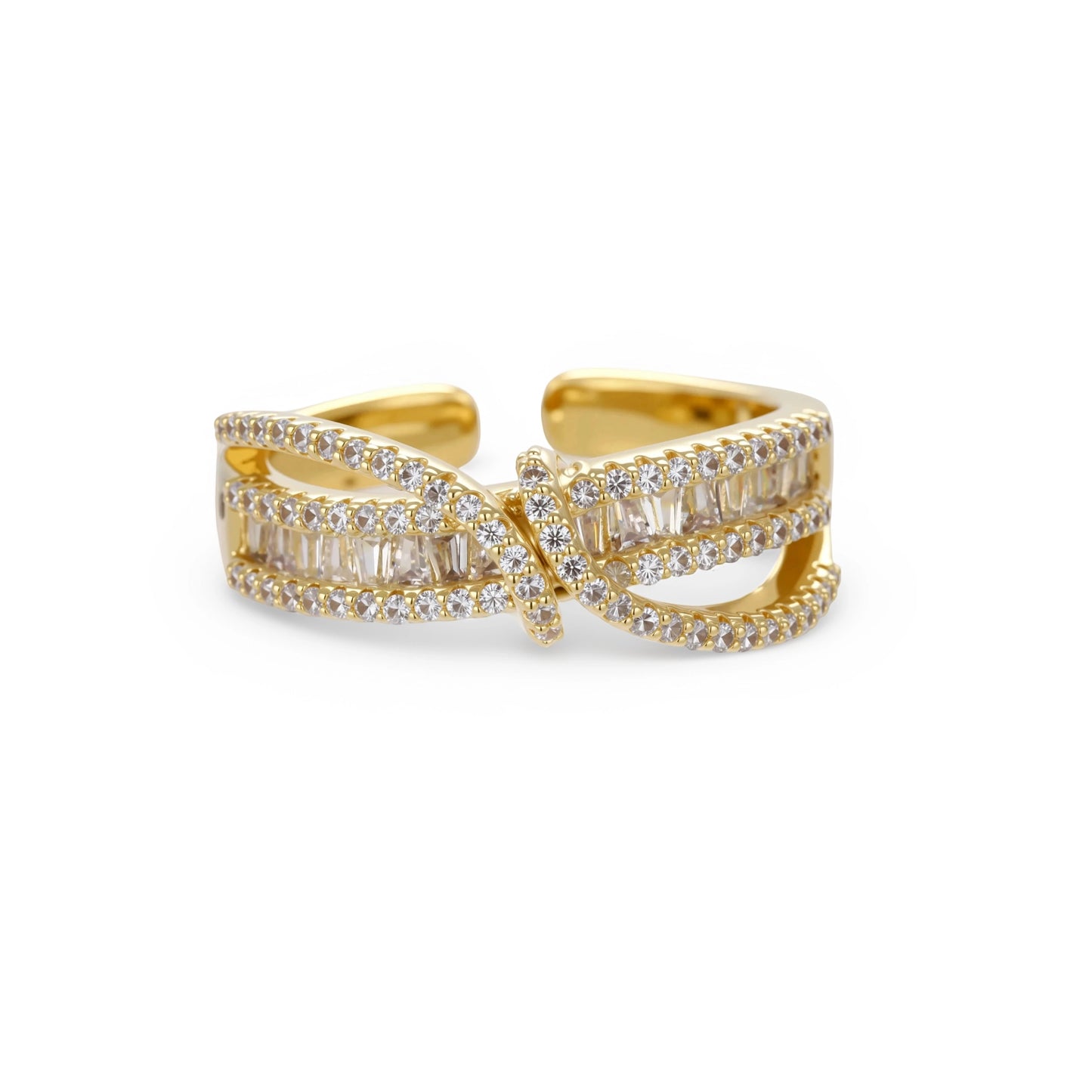 Infinity Twist Ring by Gabriella's Jewels