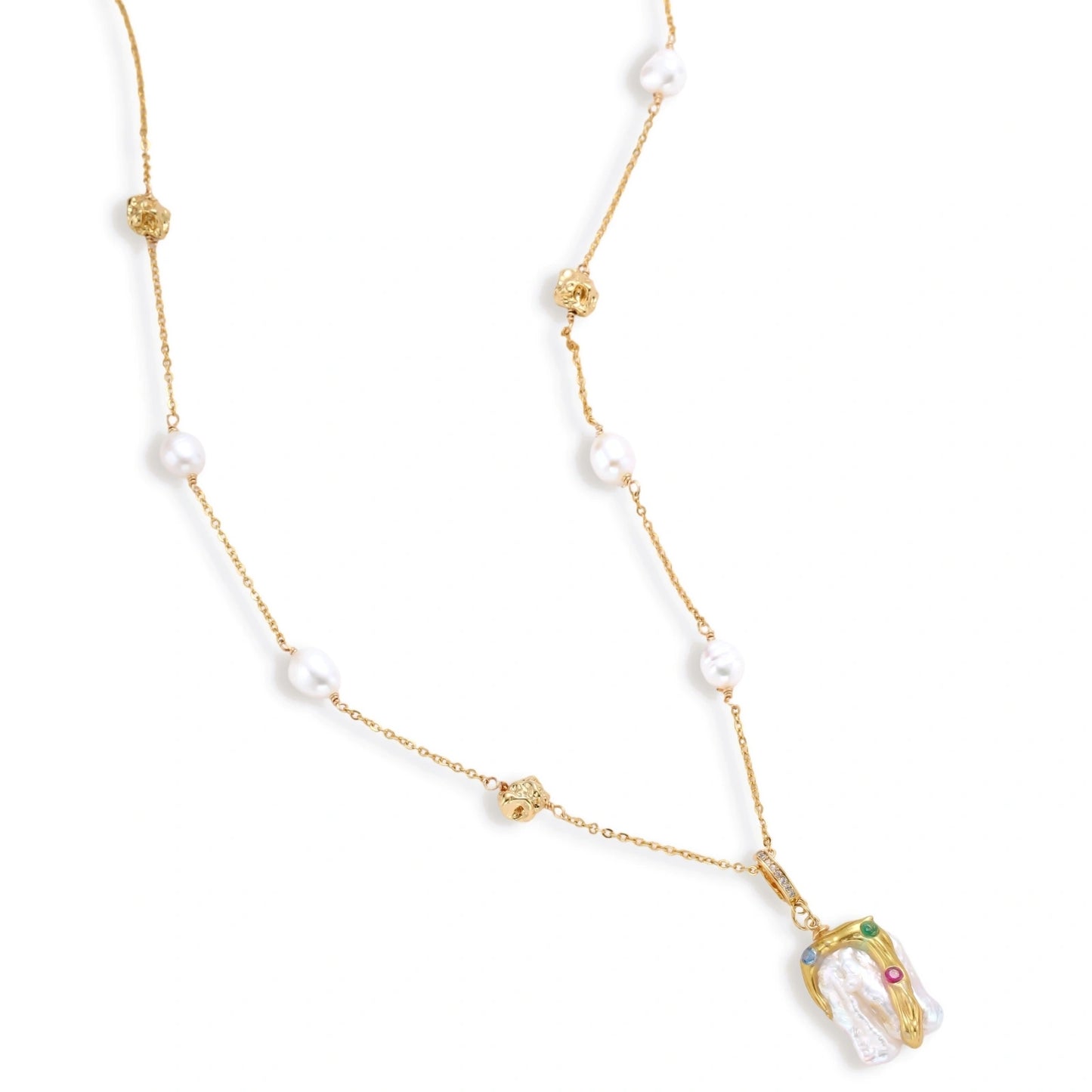 Baroque Bloom Necklace by Gabriella's Jewels