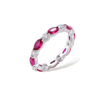 Ruby Eternity Ring by Gabriella's Jewels