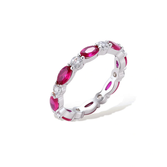 Ruby Eternity Ring by Gabriella's Jewels