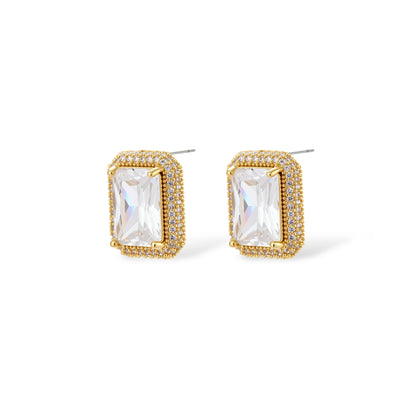 Emerald Cut Halo Set by Gabriella's Jewels
