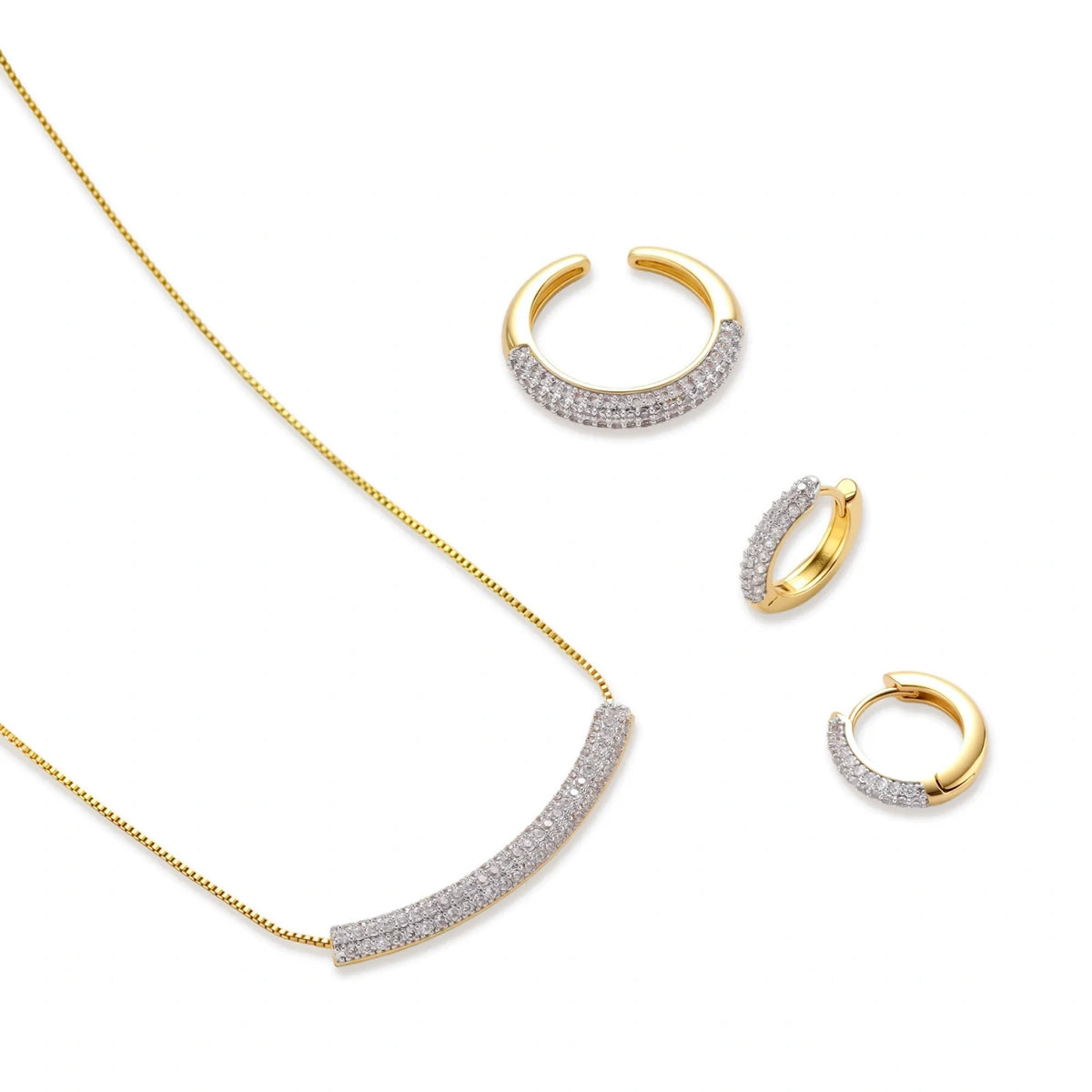 Crescent Glow Set by Gabriella's Jewels