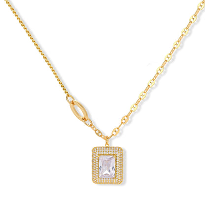 Emerald Cut Halo Set by Gabriella's Jewels