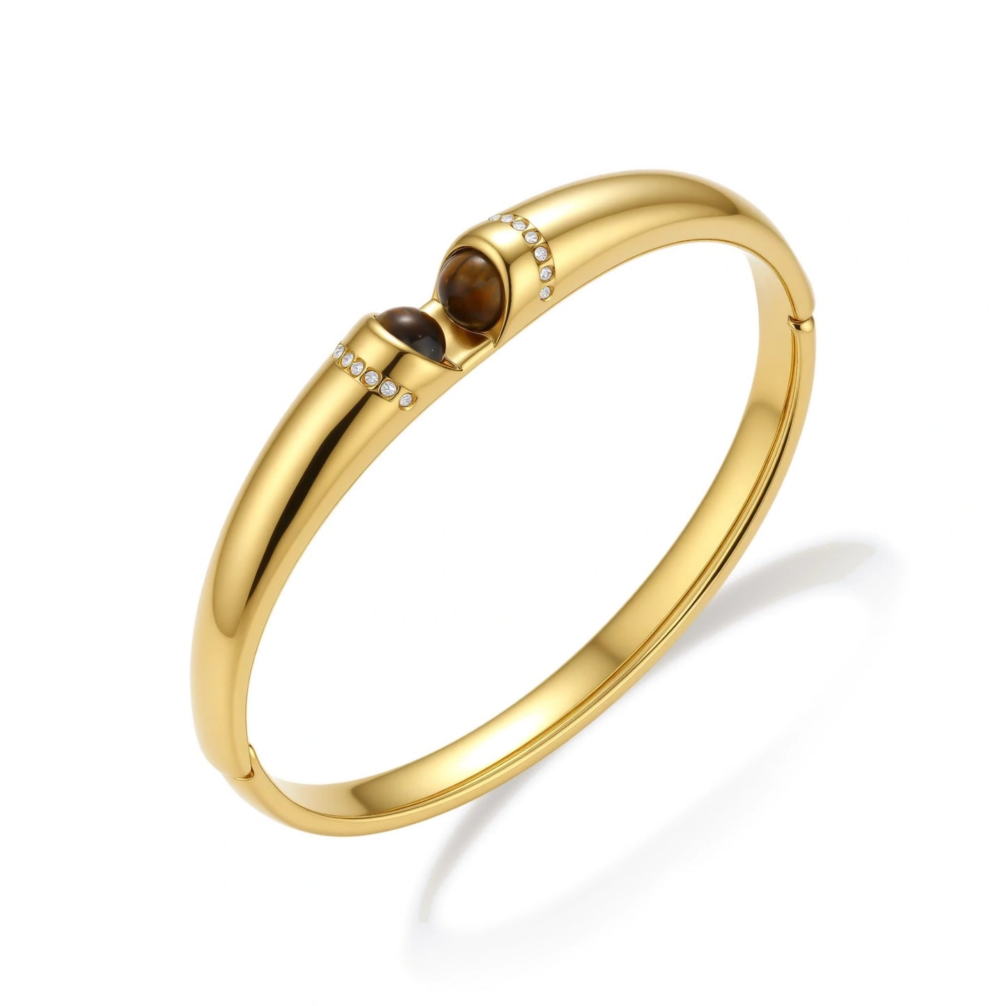Tiger Eye Bangle by Gabriella's Jewels